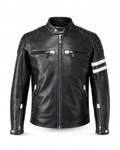 Rub-Off Sheepskin Biker Jacket