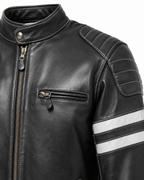 Rub-Off Sheepskin Biker Jacket